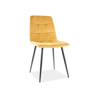 Стул SIGNAL MILA Velvet Bluvel 68 карри/черный